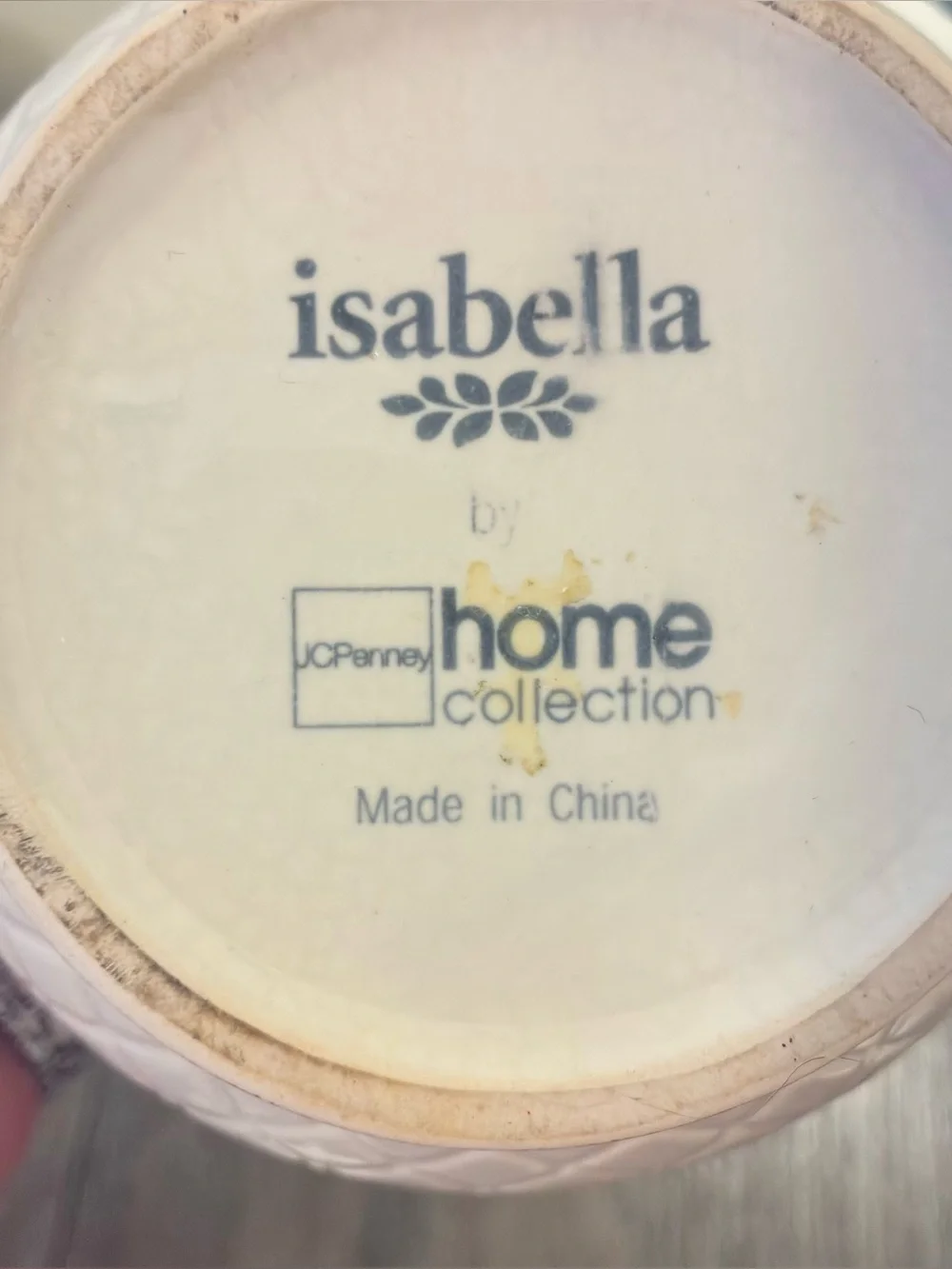 Ivory Ceramic Canister